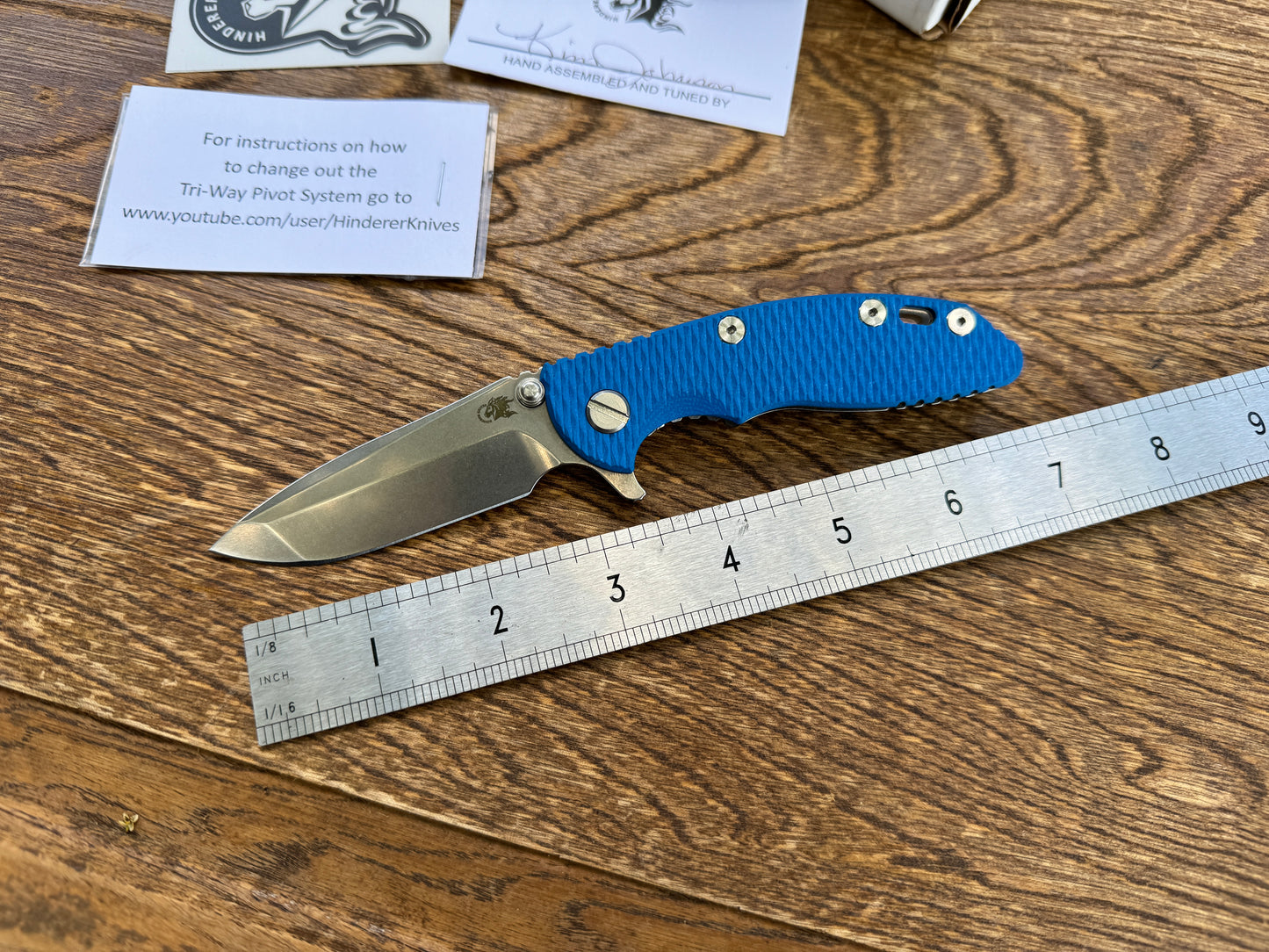 Rick Hinderer XM-18 3" Spanto Tri Way Pivot G-10 Flipper