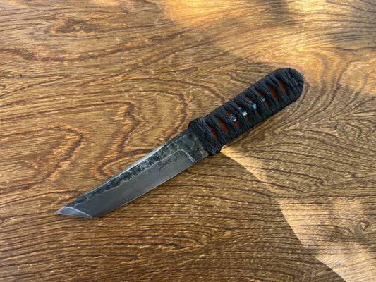 Ben Seward custom damascus Japanese Tanto