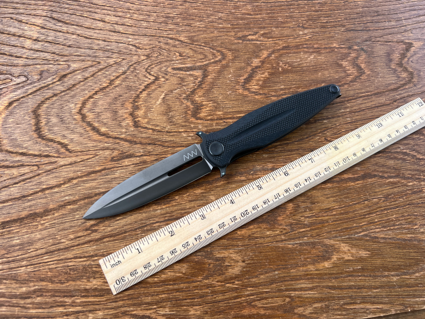 Acta Non Verba Z400 Liner Lock Flipper Knife 4" Sleipner Black DLC