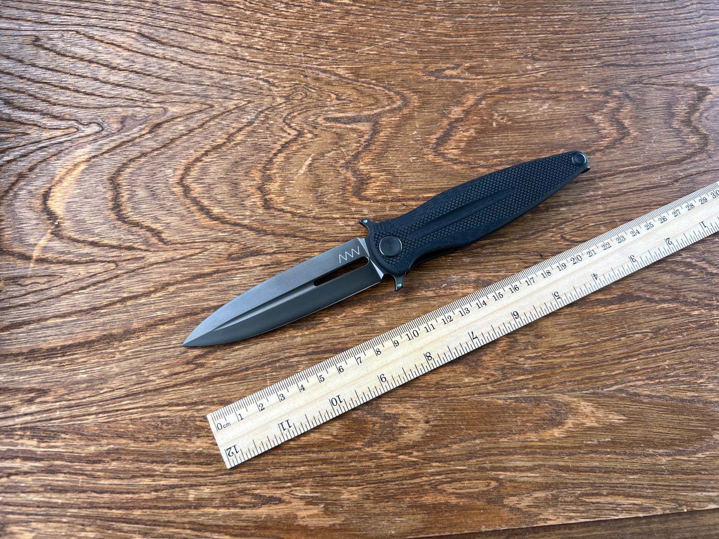 Acta Non Verba Z400 Liner Lock Flipper Knife 4" Sleipner Black DLC