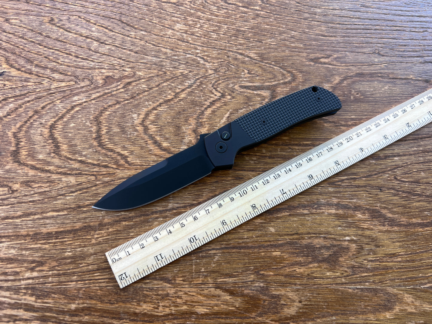 Pro-Tech Terzuola ATCF Operator MagnaCut Automatic Knife Black G-10 (3.5" DLC)