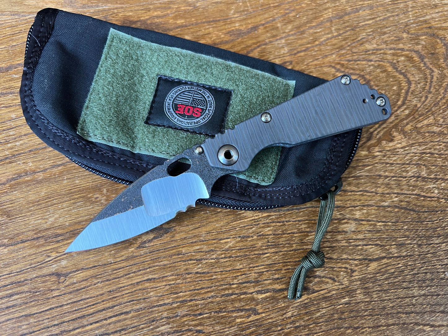 New Mick Strider Custom MSC SnG 2023 titanium CCKS SHOW