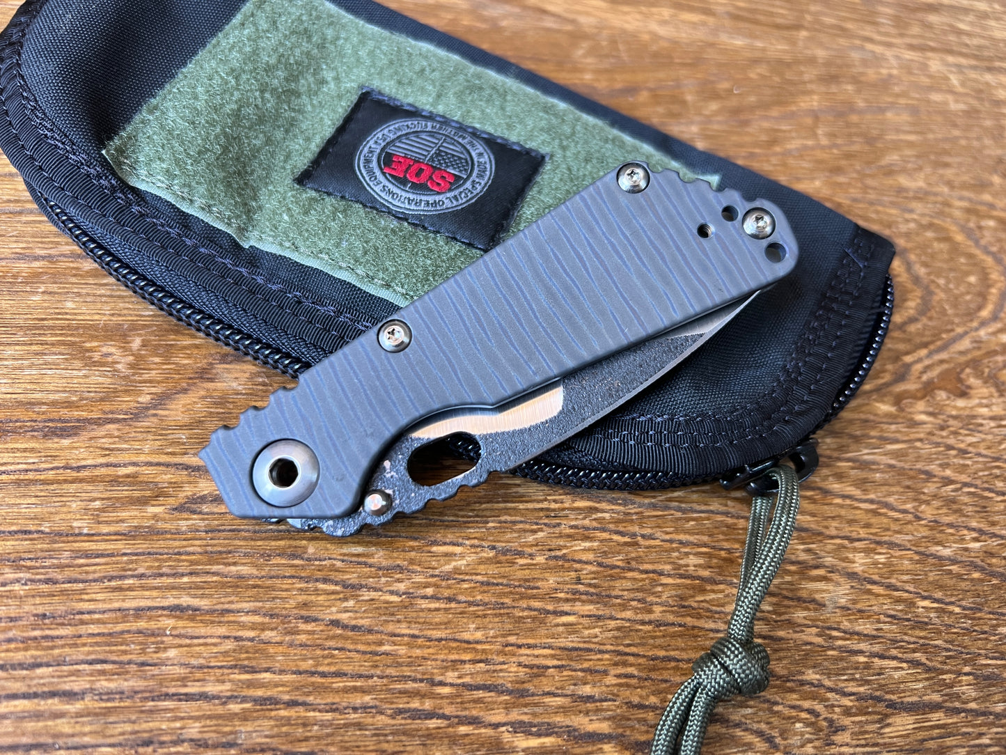 New Mick Strider Custom MSC SnG 2023 titanium CCKS SHOW