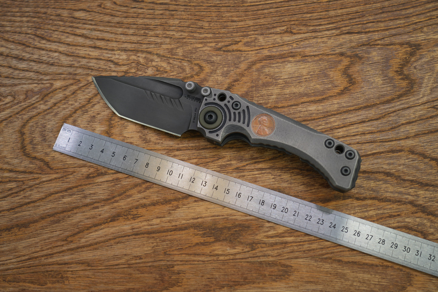 Miller Bros. T1 Heavy Duty Folding Knife Z-Wear Steel Titanium Handle