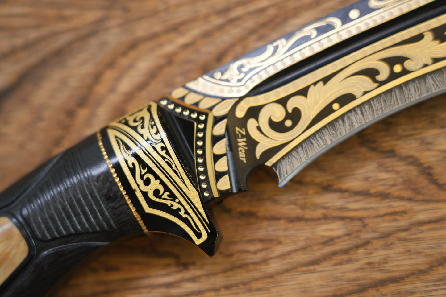 KHAI Apennine Warrior Gilded Gurkha Knife Z-Wear Steel