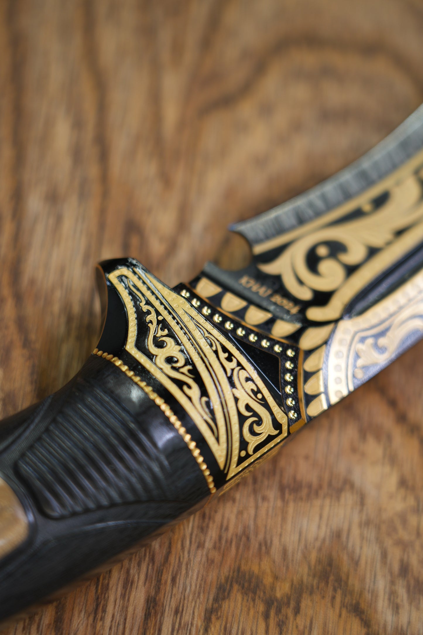 KHAI Apennine Warrior Gilded Gurkha Knife Z-Wear Steel