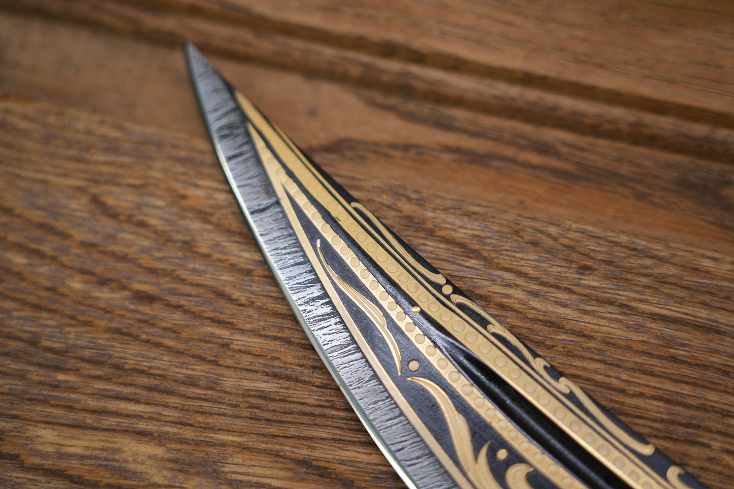 KHAI Apennine Warrior Gilded Gurkha Knife Z-Wear Steel